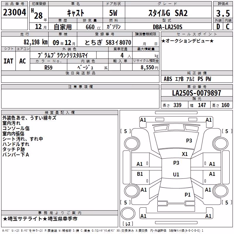 DAIHATSU CAST