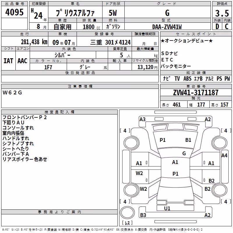 TOYOTA PRIUS ALPHA