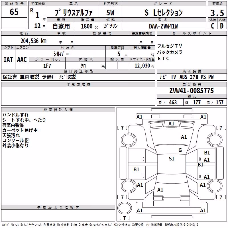 TOYOTA PRIUS ALPHA