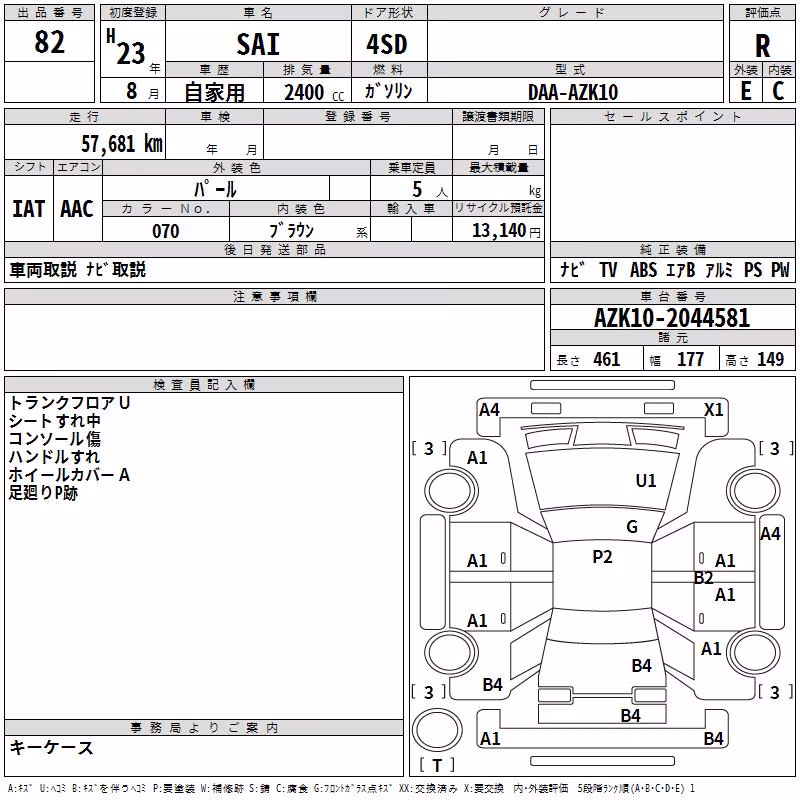 TOYOTA SAI