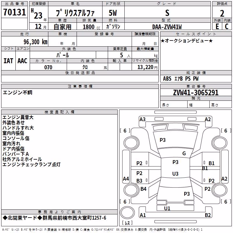 TOYOTA PRIUS ALPHA