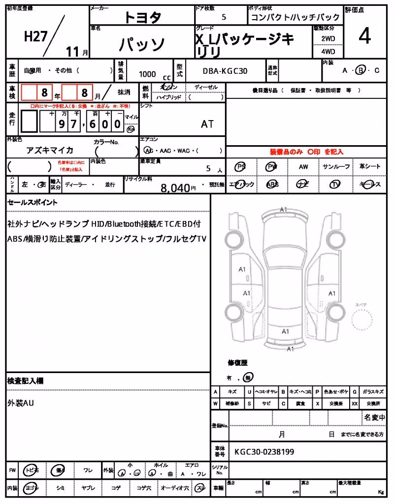 TOYOTA PASSO