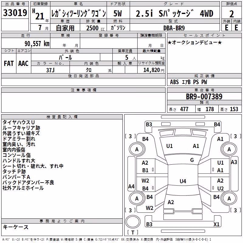 SUBARU LEGACY