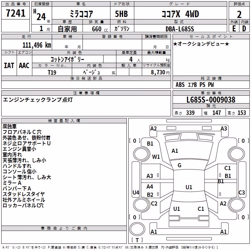 DAIHATSU MIRA COCOA
