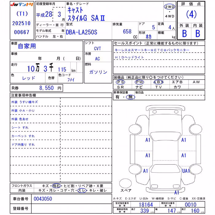 DAIHATSU CAST