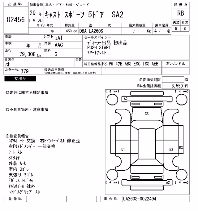DAIHATSU CAST