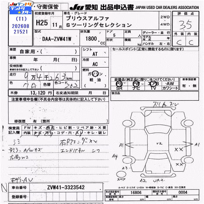 TOYOTA PRIUS ALPHA