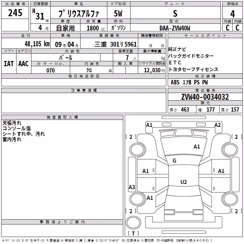 TOYOTA PRIUS ALPHA