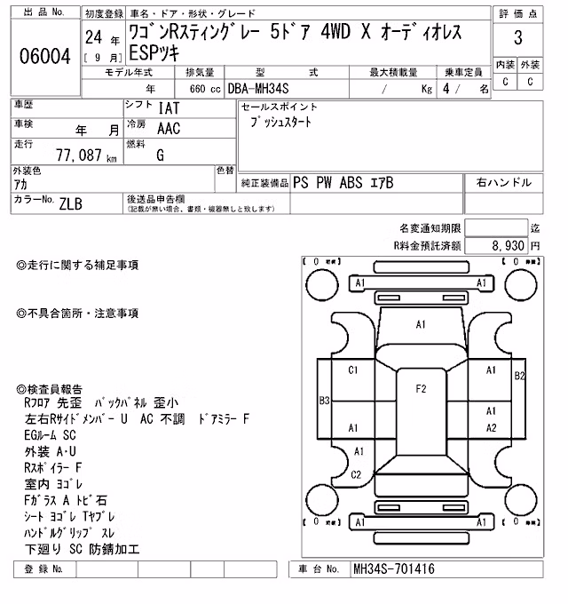 SUZUKI WAGON R