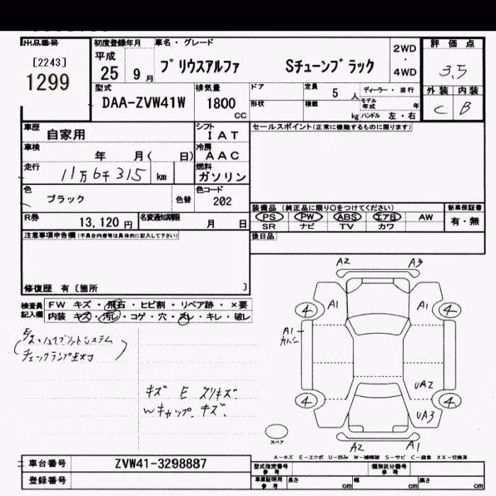 TOYOTA PRIUS ALPHA