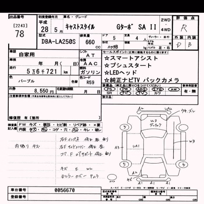 DAIHATSU CAST