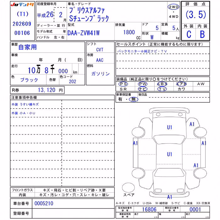 TOYOTA PRIUS ALPHA
