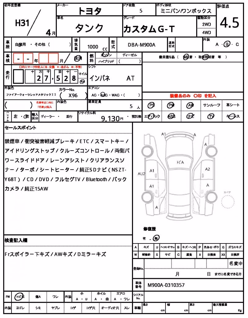 TOYOTA TANK