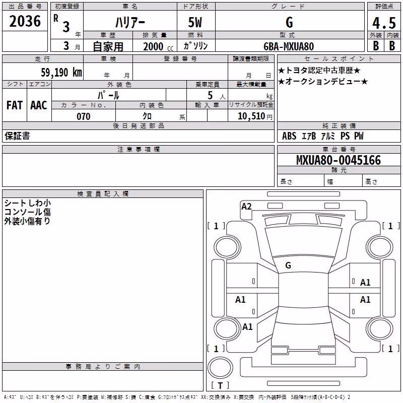 TOYOTA HARRIER