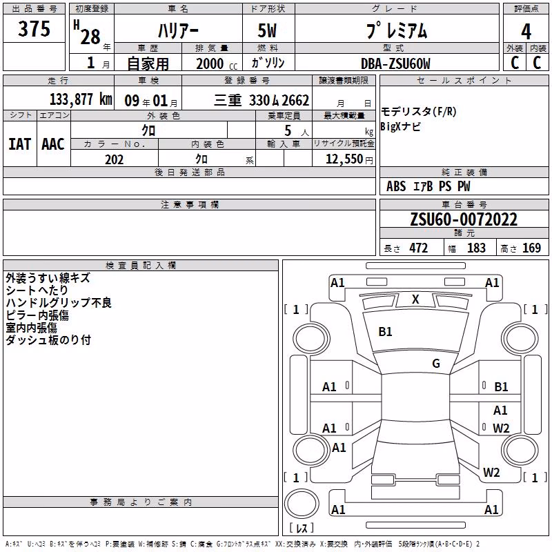 TOYOTA HARRIER