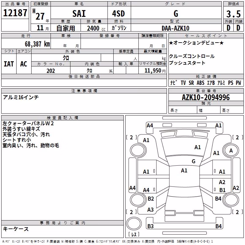 TOYOTA SAI