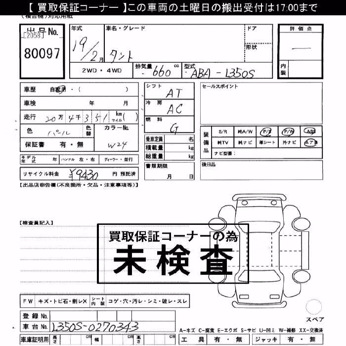 DAIHATSU TANTO