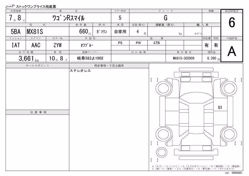 SUZUKI WAGON R SMILE