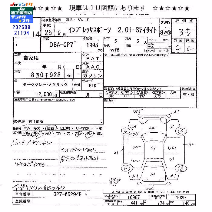 SUBARU XV