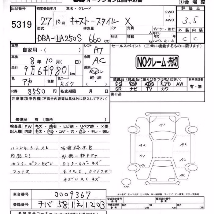 DAIHATSU CAST