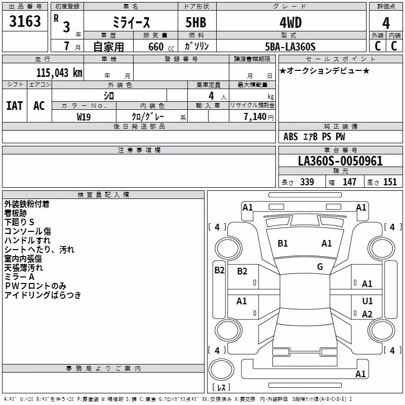 DAIHATSU MIRA E:S