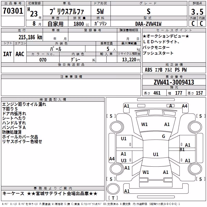TOYOTA PRIUS ALPHA
