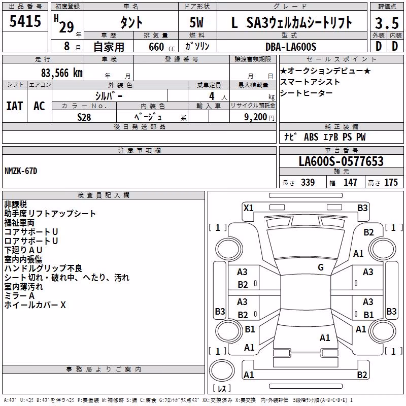 DAIHATSU TANTO
