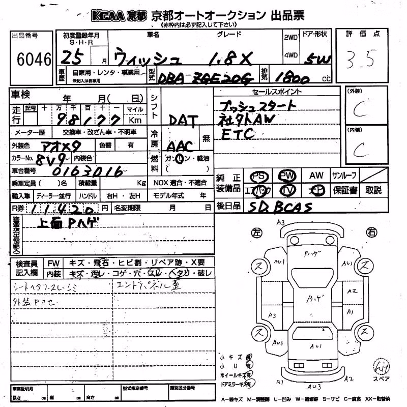 TOYOTA WISH