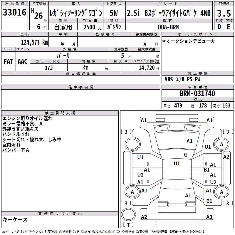 SUBARU LEGACY