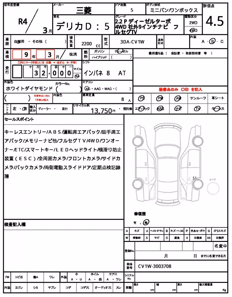MITSUBISHI DELICA D:5