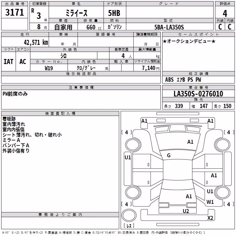 DAIHATSU MIRA E:S