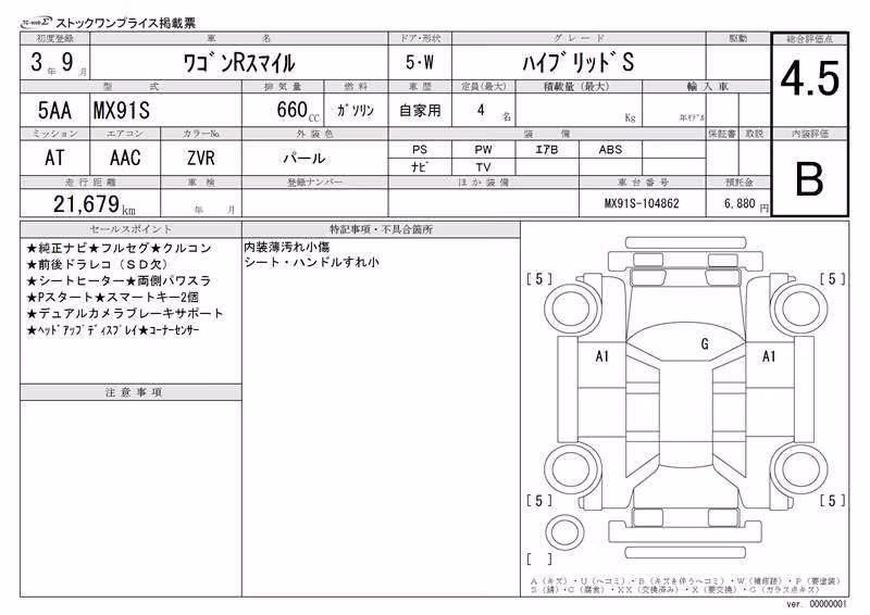 SUZUKI WAGON R SMILE