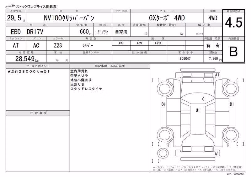 NISSAN NV100 CLIPPER