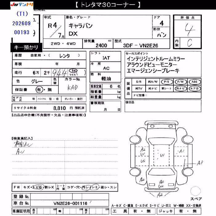 NISSAN CARAVAN