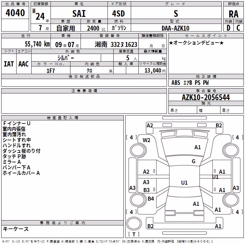 TOYOTA SAI