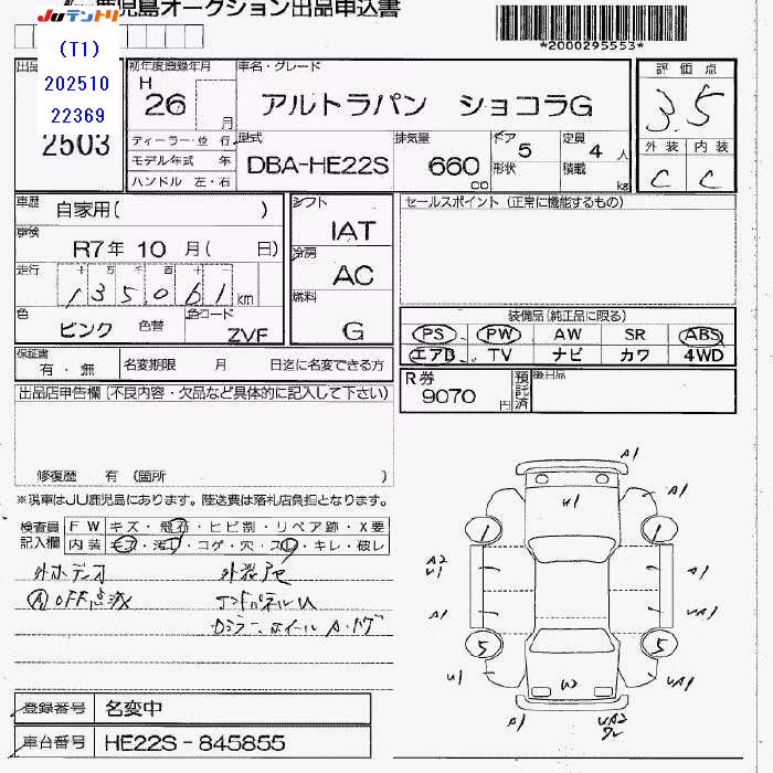 SUZUKI ALTO LAPIN