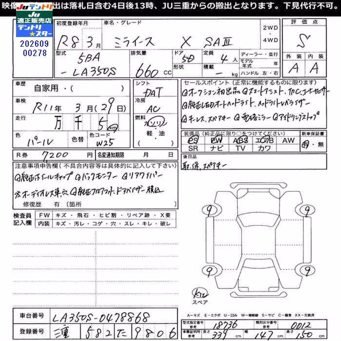 DAIHATSU MIRA E:S