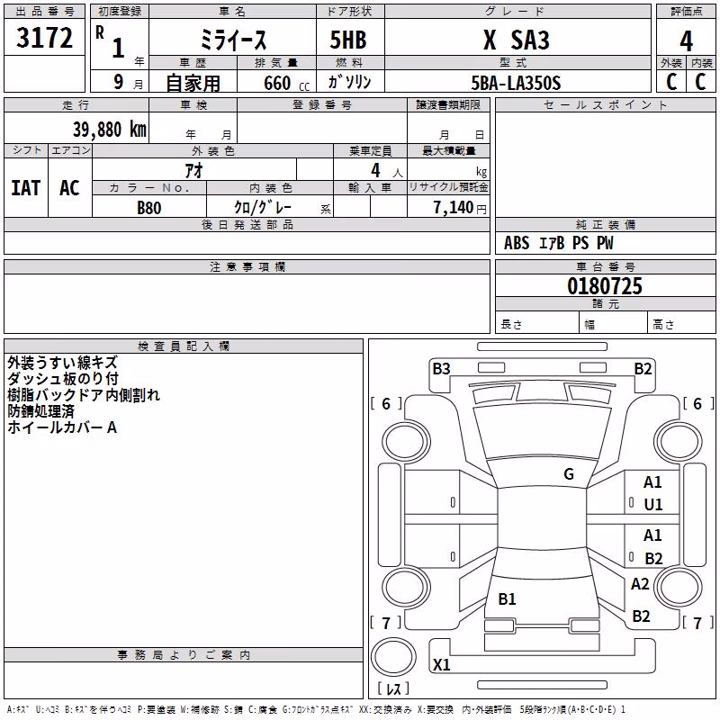 DAIHATSU MIRA E:S
