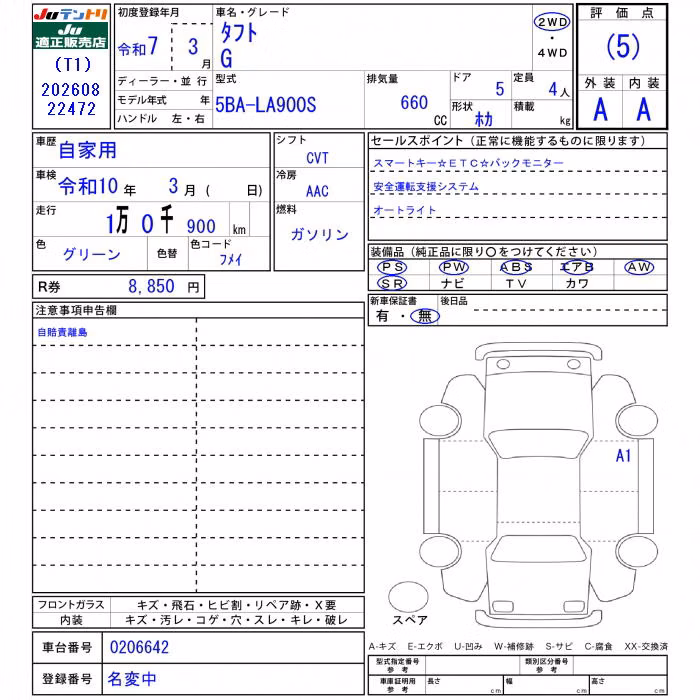 DAIHATSU TAFT