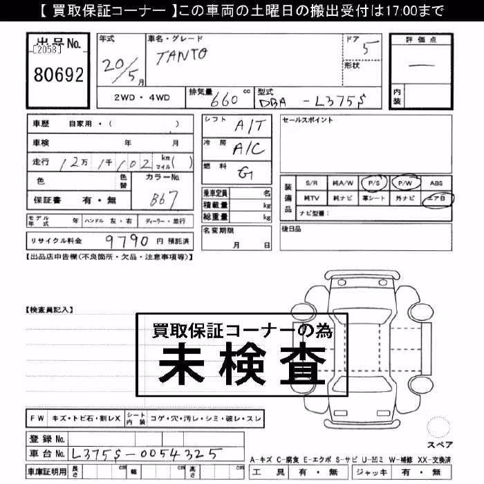 DAIHATSU TANTO