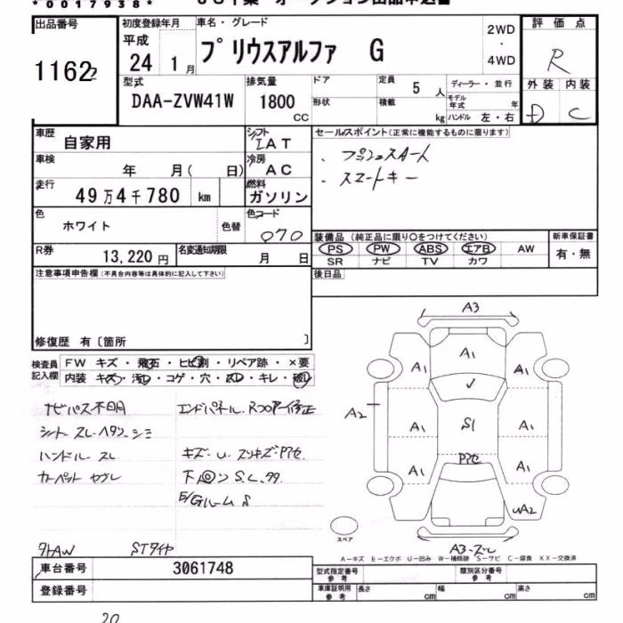 TOYOTA PRIUS ALPHA