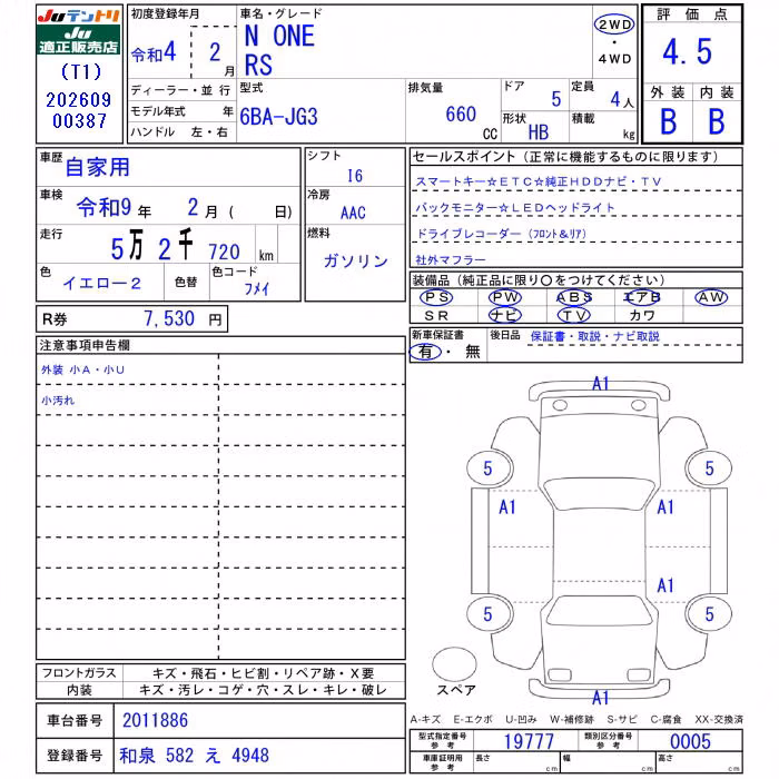 HONDA N-ONE