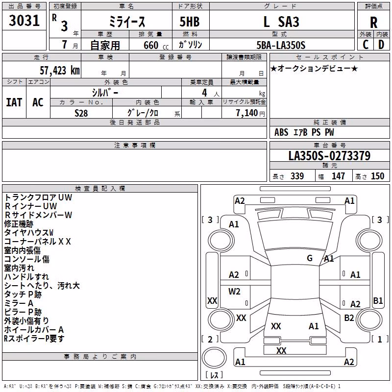 DAIHATSU MIRA E:S