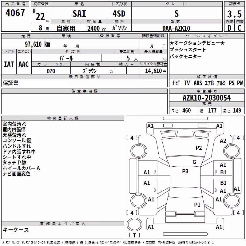 TOYOTA SAI