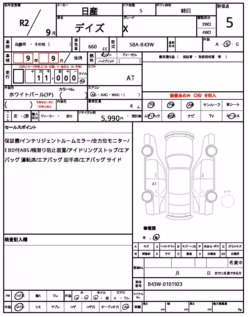 NISSAN DAYZ