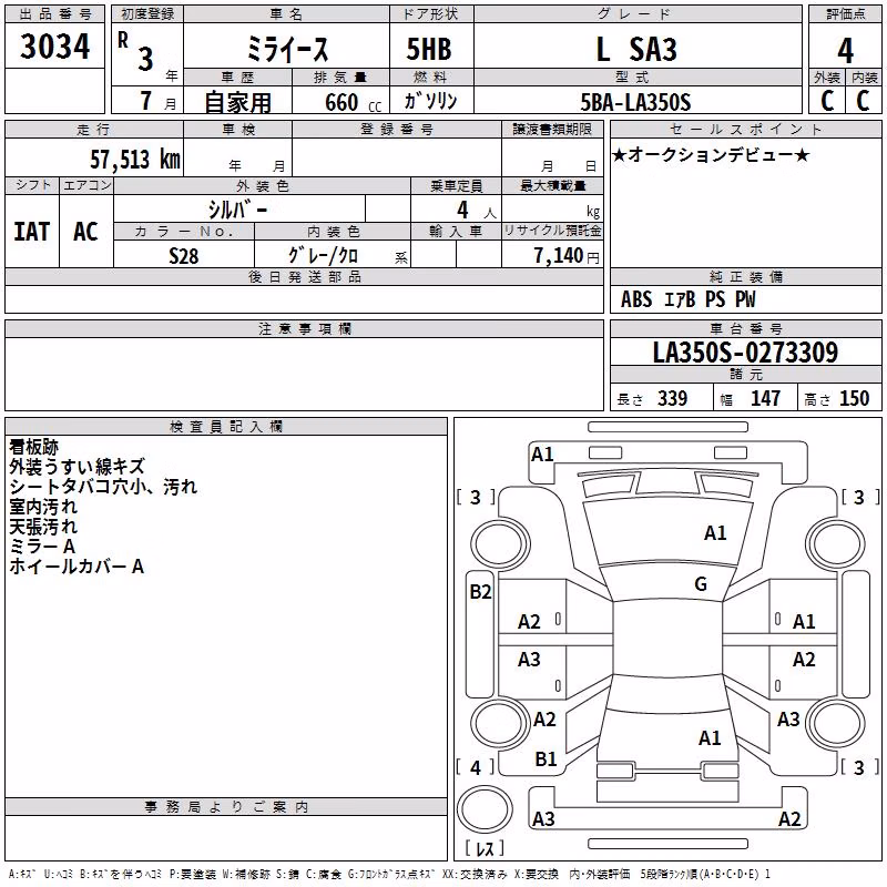 DAIHATSU MIRA E:S