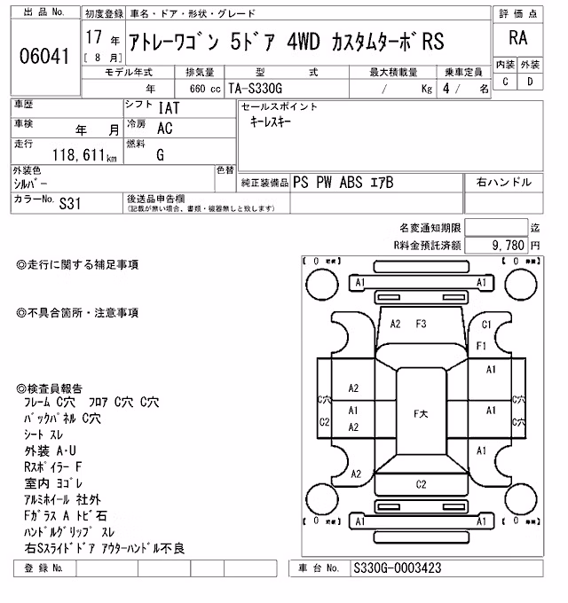 DAIHATSU ATRAI
