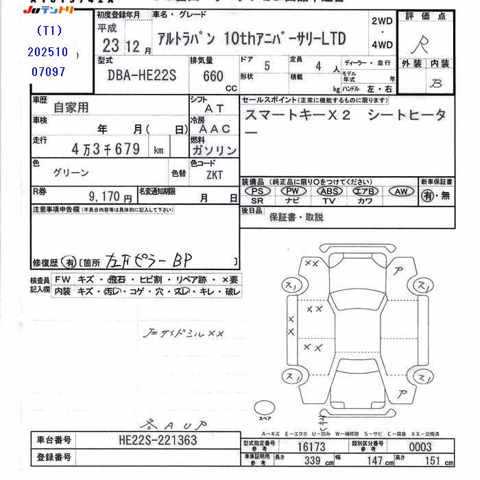 SUZUKI ALTO LAPIN
