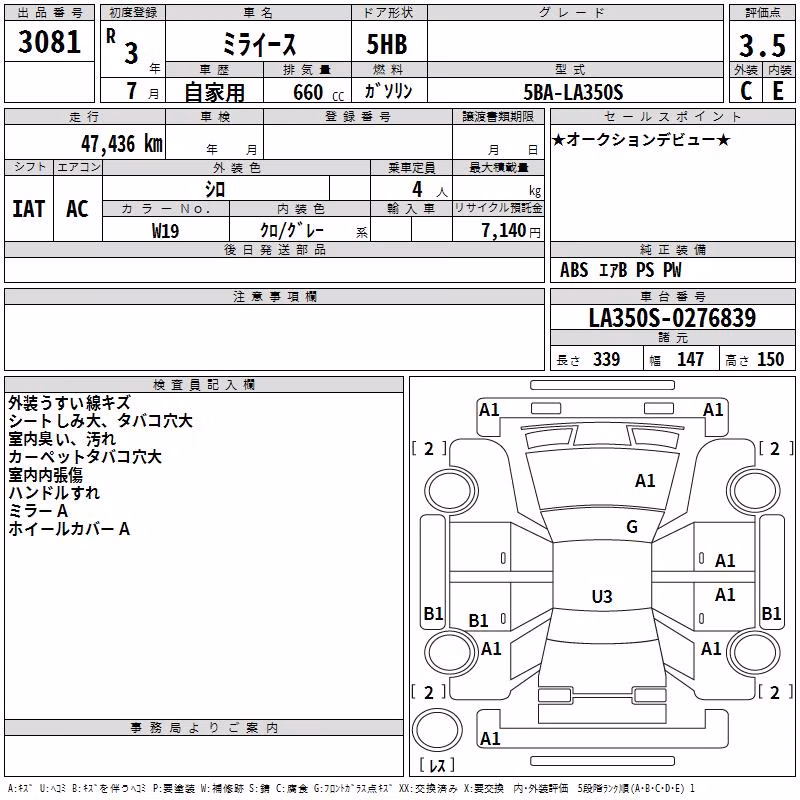 DAIHATSU MIRA E:S