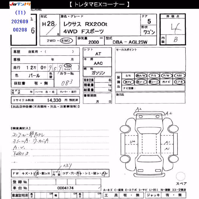 LEXUS RX200T